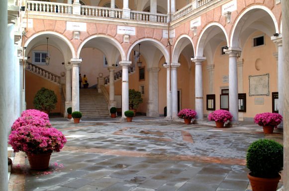 Cortile interno di Palazzo Tursi